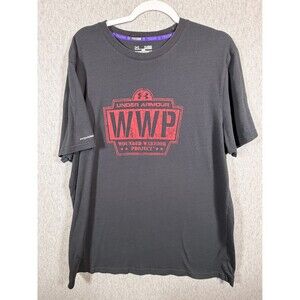 Under Armour Wounded Warrior Project WWP HeatGear T-Shirt Men's XL Black Red